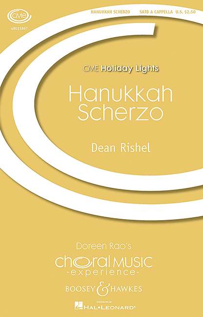 Rishel, Dean, Hanukkah Scherzo&nbsp;&nbsp;für gemischter Chor (SATB) a cappella&nbsp;&nbsp;Chorpartitur