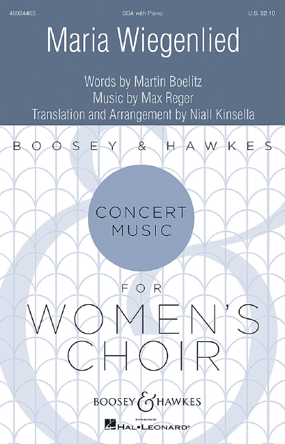 Mariä Wiegenlied op.52,76&nbsp;&nbsp;für Frauenchor und Klavier&nbsp;&nbsp;Partitur