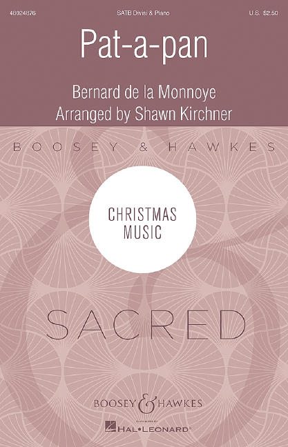 Pat-a-pan&nbsp;&nbsp;für gemischter Chor (SATB divisi) und und Klavier&nbsp;&nbsp;Chorpartitur