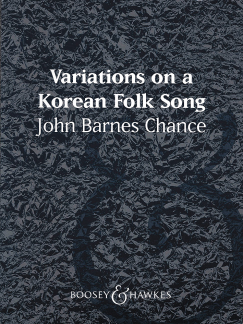 Variations on a Korean Folk Song&nbsp;&nbsp;for concert band&nbsp;&nbsp;score