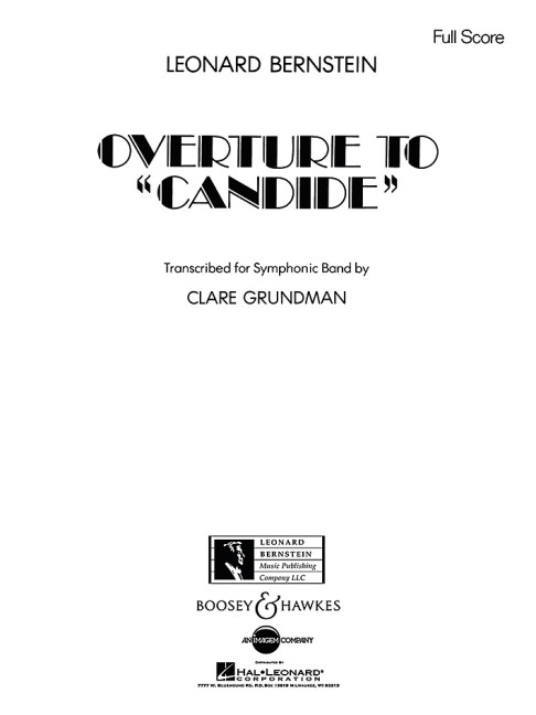 Candide QMB 464  für Blasorchester (Symphonic Band)  Partitur