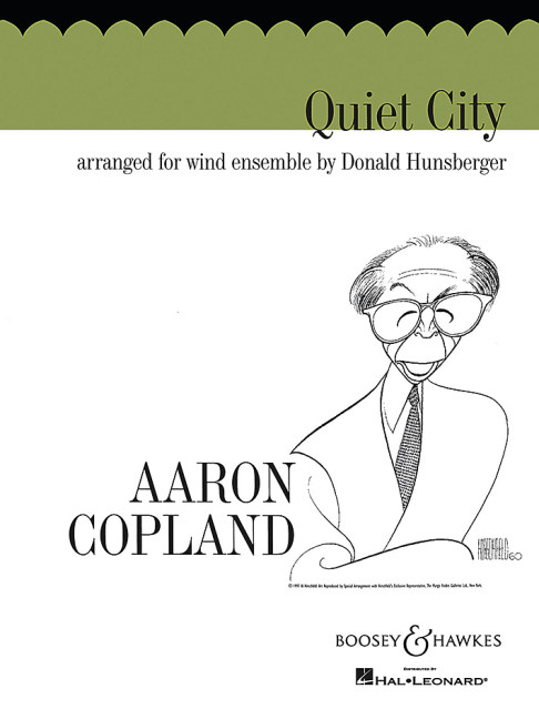 Quiet City &nbsp;&nbsp;for wind ensemble&nbsp;&nbsp;score and parts