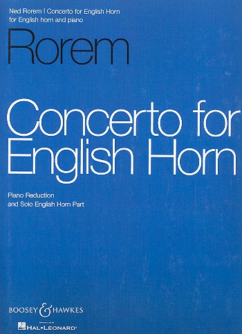 Concerto for English Horn and Orchestra  for english horn and piano  