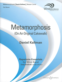Metamorphosis&nbsp;&nbsp;für Blasorchester&nbsp;&nbsp;Partitur und Stimmen