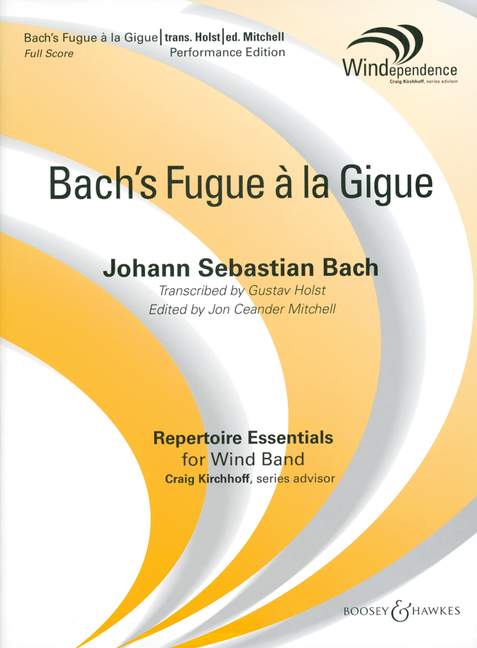 Bach's Fugue à la Gigue&nbsp;&nbsp;für Blasorchester&nbsp;&nbsp;Partitur