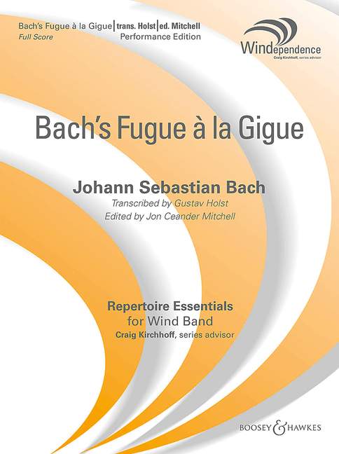 Bach's Fugue à la Gigue&nbsp;&nbsp;für Blasorchester&nbsp;&nbsp;Partitur und Stimmen