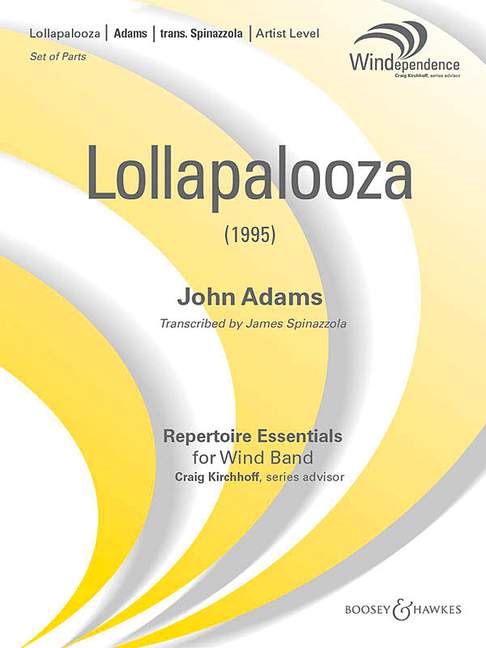 Lollapalooza  für Blasorchester  Partitur und Stimmen