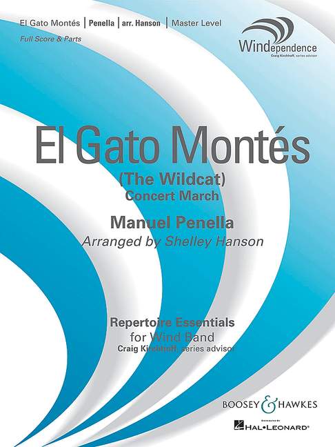 El Gato Montés (The Wildcat)&nbsp;&nbsp;for wind band&nbsp;&nbsp;score and parts