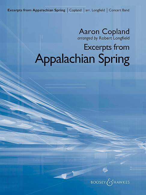 BHI66325 Excerpts from Appalachian Spring  for concert band  score and parts