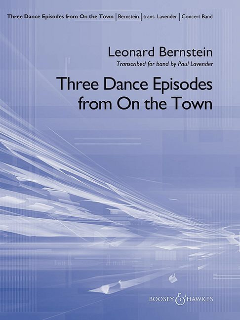 BHL66355 3 Dance Episodes from On the Town  for concert band  score and parts