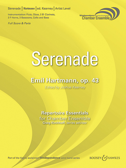BHI66359 Serenade op.43&nbsp;&nbsp;für 10 Instrumente&nbsp;&nbsp;Partitur und Stimmen