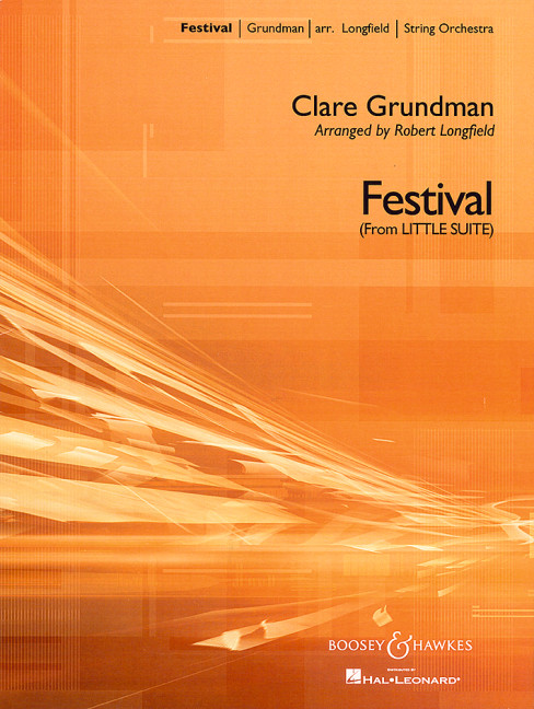 Festival&nbsp;&nbsp;für Streichorchester, Klavier ad libitum&nbsp;&nbsp;Partitur und Stimmen