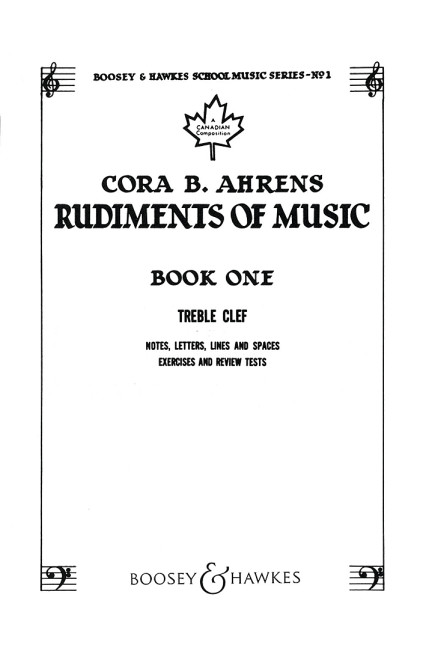 Rudiments of Music Vol. 1&nbsp;&nbsp;&nbsp;&nbsp;Lehrbuch