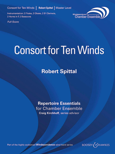 Consort for Ten Winds&nbsp;&nbsp;for chamber ensemble&nbsp;&nbsp;score and parts
