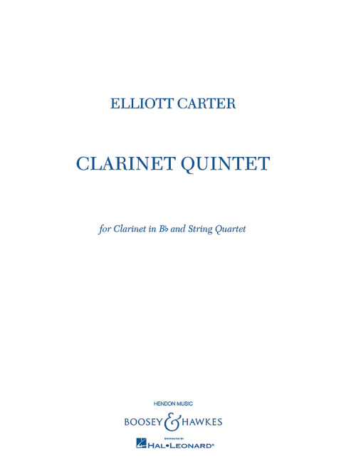 Clarinet Quintet  für Klarinette und Streichquartett  Partitur und Stimmen