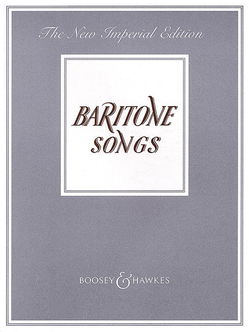 Baritone Songs&nbsp;&nbsp;for baritone and piano&nbsp;&nbsp;