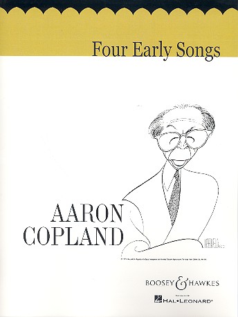 Four Early Songs&nbsp;&nbsp;für mittlere Singstimme und Klavier&nbsp;&nbsp;