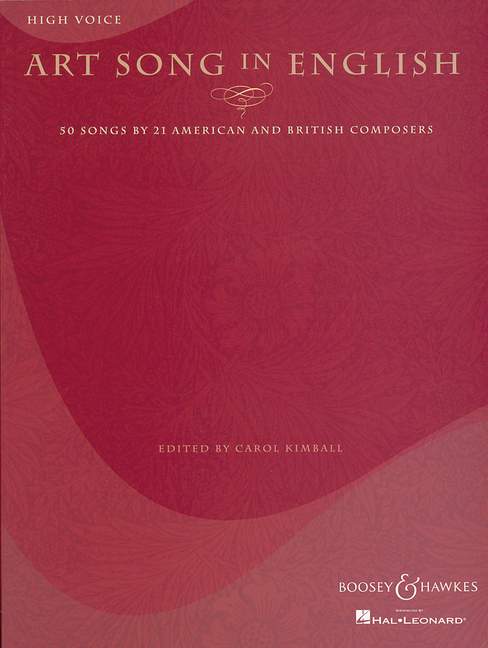 Art Song in English&nbsp;&nbsp;für hohe Stimme und Klavier&nbsp;&nbsp;