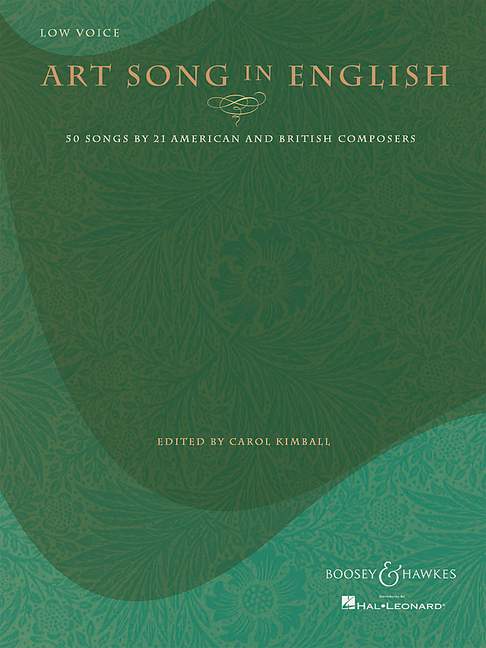 Art Song in English&nbsp;&nbsp;für tiefe Stimme und Klavier&nbsp;&nbsp;