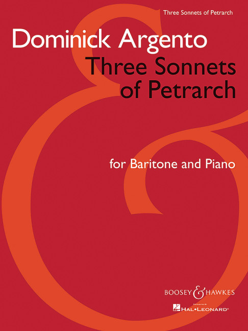 Three Sonnets of Petrarch&nbsp;&nbsp;für Bariton und Klavier&nbsp;&nbsp;