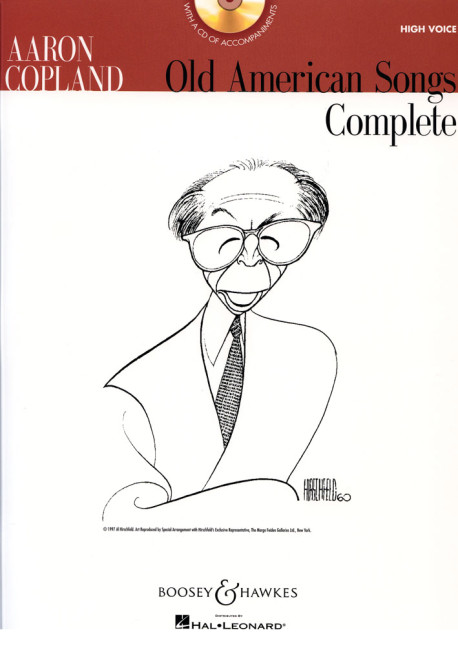 Old American Songs complete (+CD)&nbsp;&nbsp;for high voice and piano&nbsp;&nbsp;
