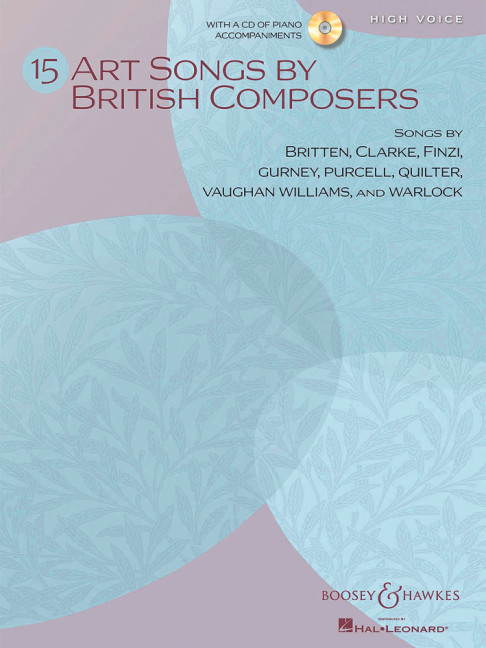 15 Art Songs by British Composers (+CD)&nbsp;&nbsp;for high voice and piano&nbsp;&nbsp;