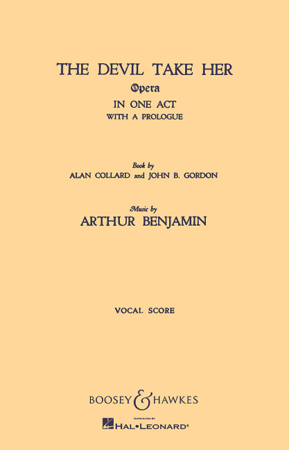 Benjamin, Arthur: The Devil Take Her&nbsp;&nbsp;für Soli, Chor und Orchester&nbsp;&nbsp;Klavierauszug