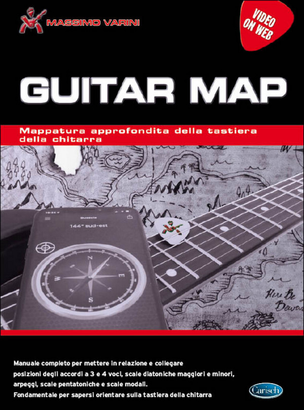 Guitar Map&nbsp;&nbsp;Gitarre&nbsp;&nbsp;Buch + Online-Video