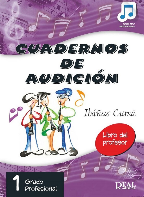 Cuadernos de audición - 1 Grado profesional&nbsp;&nbsp;&nbsp;&nbsp;