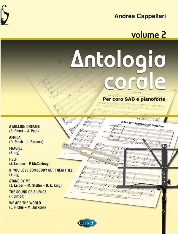 Antologia corale vol.2  per coro a tre voci (SAB) e pianoforte  Buch