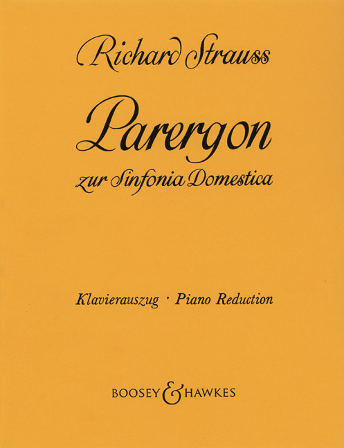Strauss, Richard, Parergon op. 73&nbsp;&nbsp;für Klavier (linke Hand) und Orchester&nbsp;&nbsp;Klavierauszug