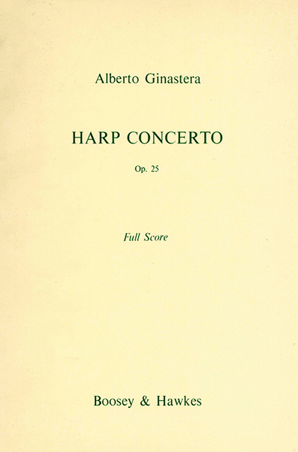 Harfenkonzert op.25  für Harfe und Orchester  Partitur
