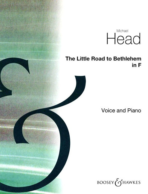 Little Road To Bethlehem In F  für Gesang und Klavier  