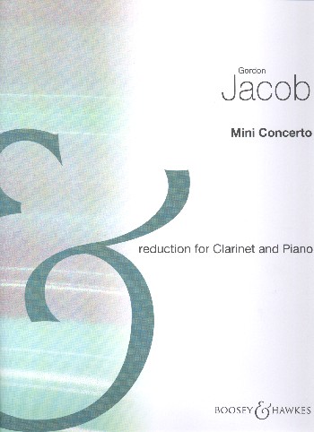 Mini Concerto for Clarinet and String Orchestra  for clarinet and piano  