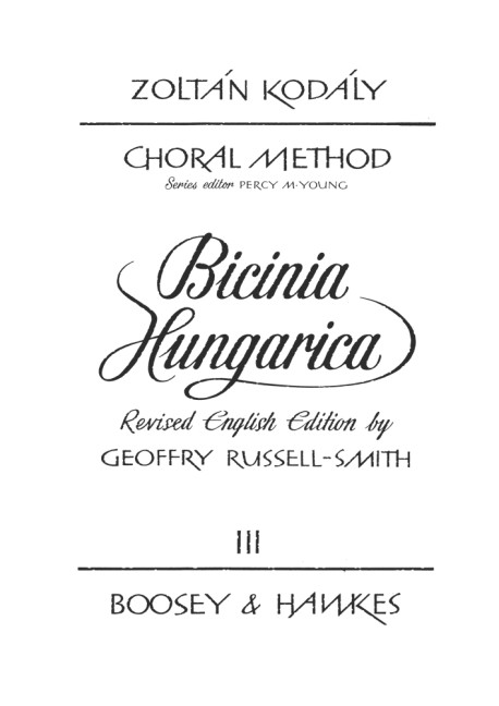 Choral Method Band 11/3  für Kinderchor  