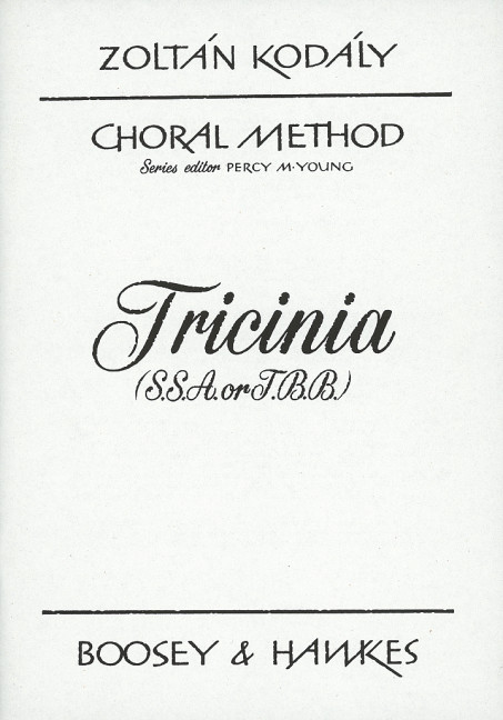 Choral Method vol.12 - Tricinia  für Kinderchor (SSA/TBarB)  