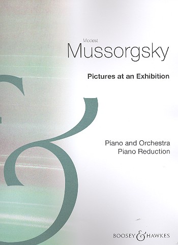 Pictures at an Exhibition&nbsp;&nbsp;for piano and orchestra&nbsp;&nbsp;piano reduction 2 pianos