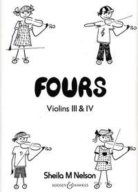 Fours  for 4 violins  score for violin 3 and 4