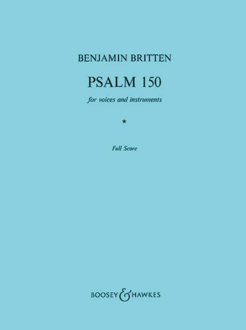 Psalm 150 op. 67&nbsp;&nbsp;für Kinderchor und Instrumente&nbsp;&nbsp;Partitur