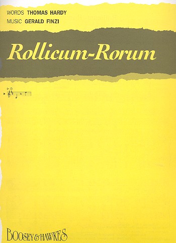 Rollicum-Rorum  for low voice and piano  