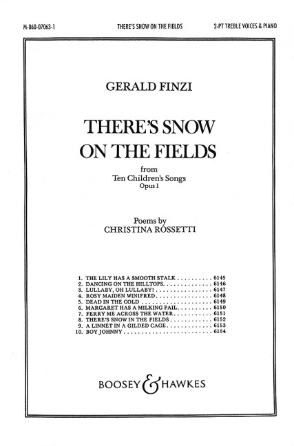 Ten Chrildren's Songs op. 1/8  für Chor (SS) und Klavier  Chorpartitur