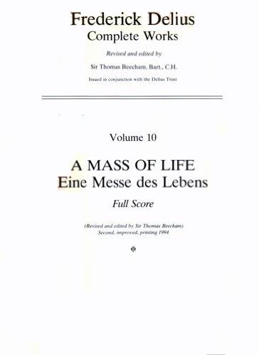 Eine Messe des Lebens GA II/10&nbsp;&nbsp;für Soli (SATBar), gemischter Chor (SATB) und grosses Orchester&nbsp;&nbsp;Partitur