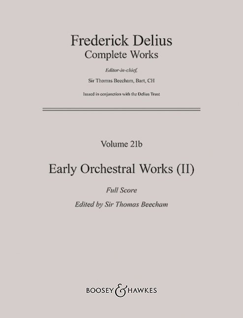 Early Orchestral Works GA IV/21b  für Orchester  Partitur