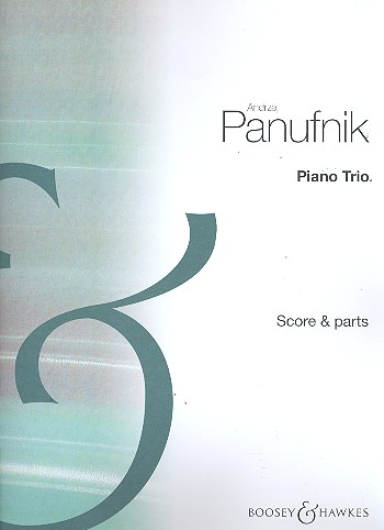 Trio op.1&nbsp;&nbsp;für Violine, Violoncello und Klavier&nbsp;&nbsp;Partitur (=Klavier) und Stimmen