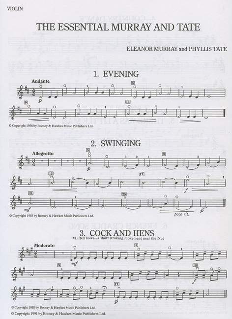 Murray, Eleonor / Tate, Phyllis: The Essential Murray & Tate&nbsp;&nbsp;für Violine und Klavier&nbsp;&nbsp;Einzelstimme