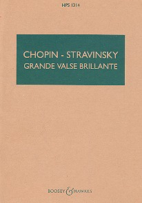 Grande valse brillante op. 18 HPS 1314  für Orchester  Studienpartitur