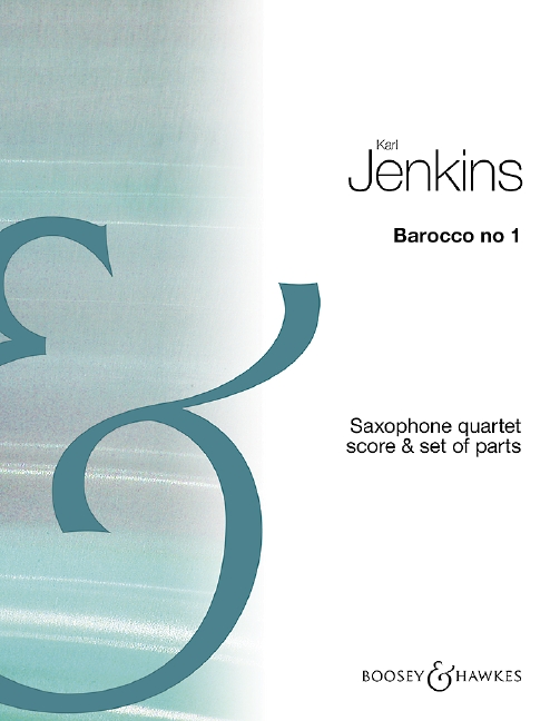 Barocco No.1  für Saxophonquartett (SATB)  Partitur und Stimmen