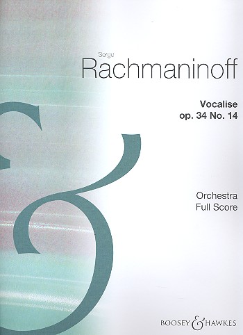 Vocalise op. 34/14  für Orchester  Partitur