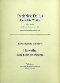 Hiawatha Supplementary Vol. 6&nbsp;&nbsp;für Orchester&nbsp;&nbsp;Partitur