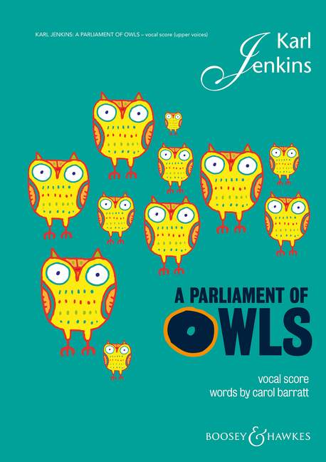 A Parliament of Owls  für Kinderchor (SSA), Saxophon, Schlagzeug und 2 Klaviere  Klavierauszug